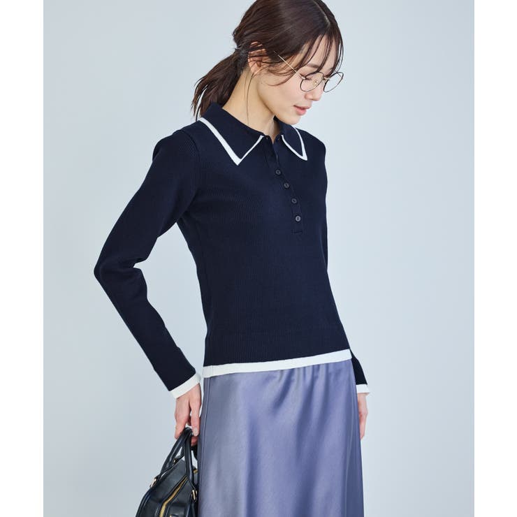 レイヤード風リブポロニット | ROPE' PICNIC | 詳細画像21 