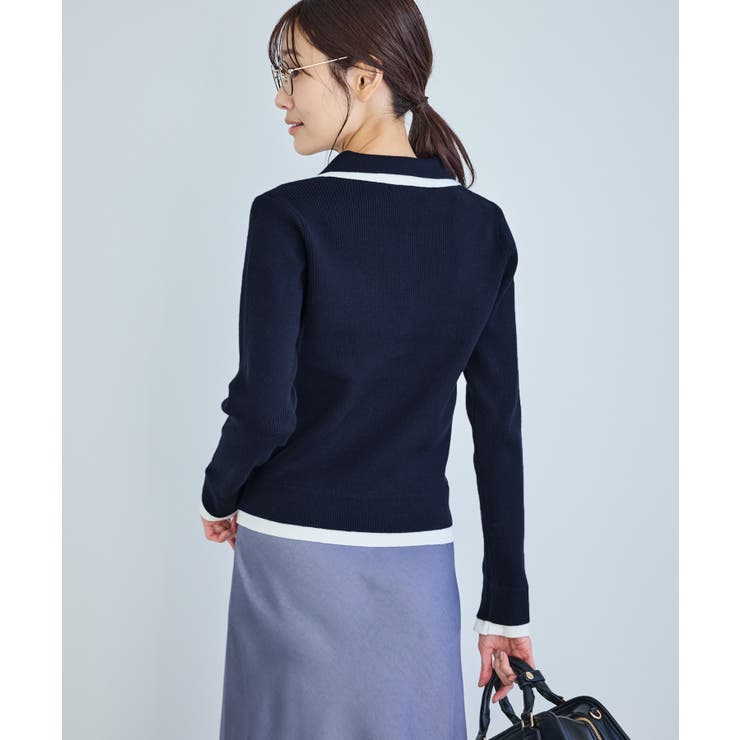 レイヤード風リブポロニット | ROPE' PICNIC | 詳細画像23 