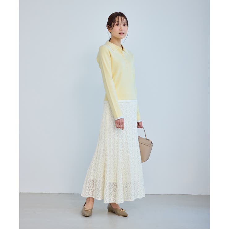 レイヤード風リブポロニット | ROPE' PICNIC | 詳細画像25 