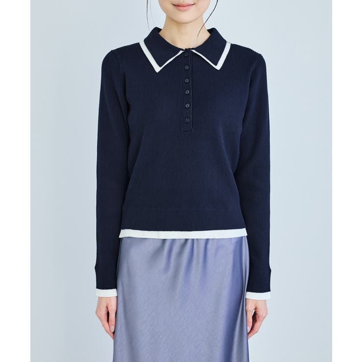 レイヤード風リブポロニット | ROPE' PICNIC | 詳細画像28 