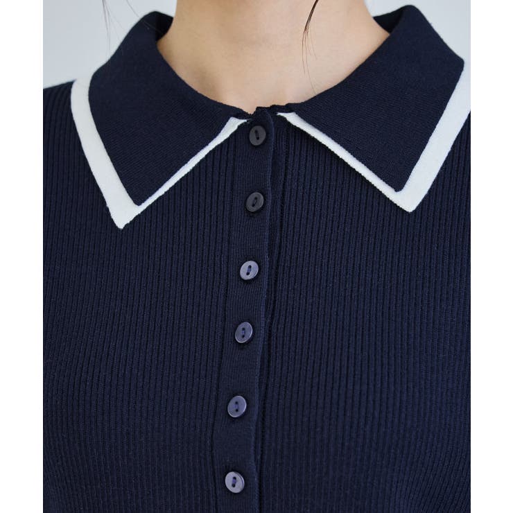 レイヤード風リブポロニット | ROPE' PICNIC | 詳細画像32 