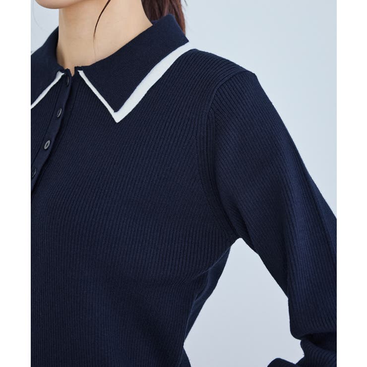 レイヤード風リブポロニット | ROPE' PICNIC | 詳細画像33 