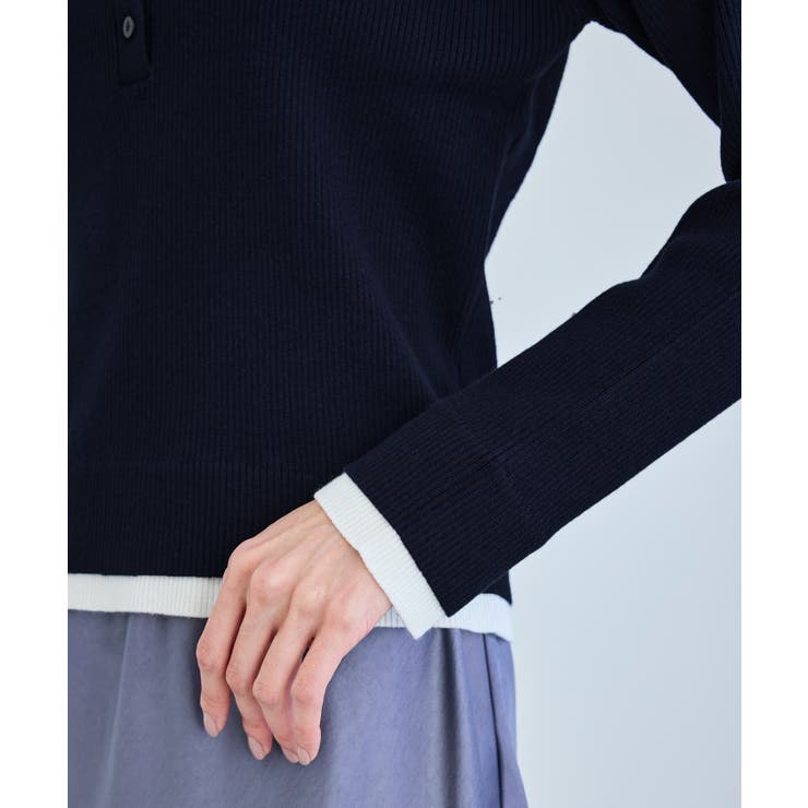 レイヤード風リブポロニット | ROPE' PICNIC | 詳細画像34 