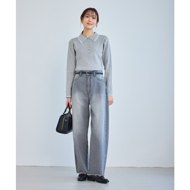 レイヤード風リブポロニット | ROPE' PICNIC | 詳細画像5 