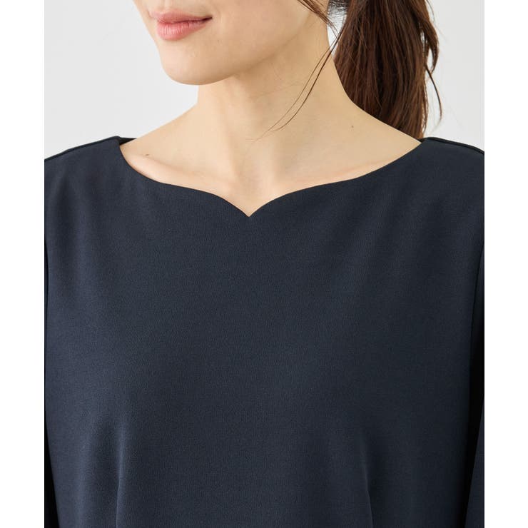 カットジョーゼットハートネックペプラムプルオーバー | ROPE' PICNIC | 詳細画像27 