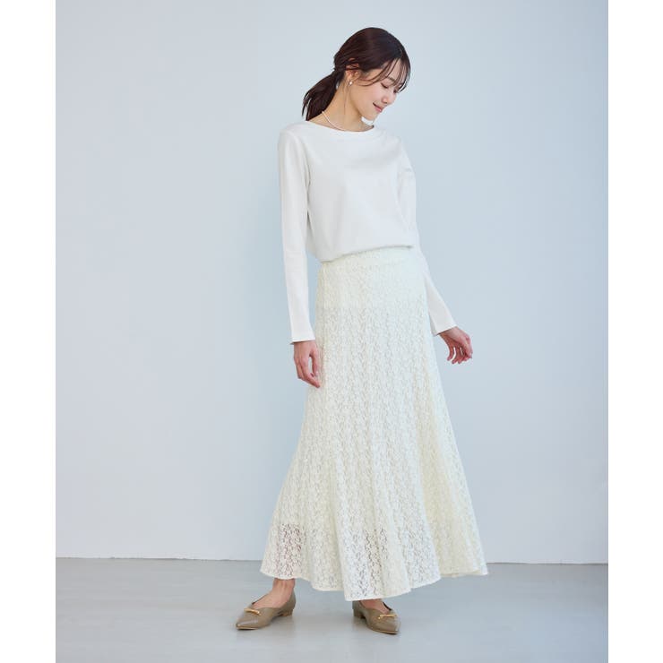 60シルケットボートネックジャケットインナー | ROPE' PICNIC | 詳細画像6 