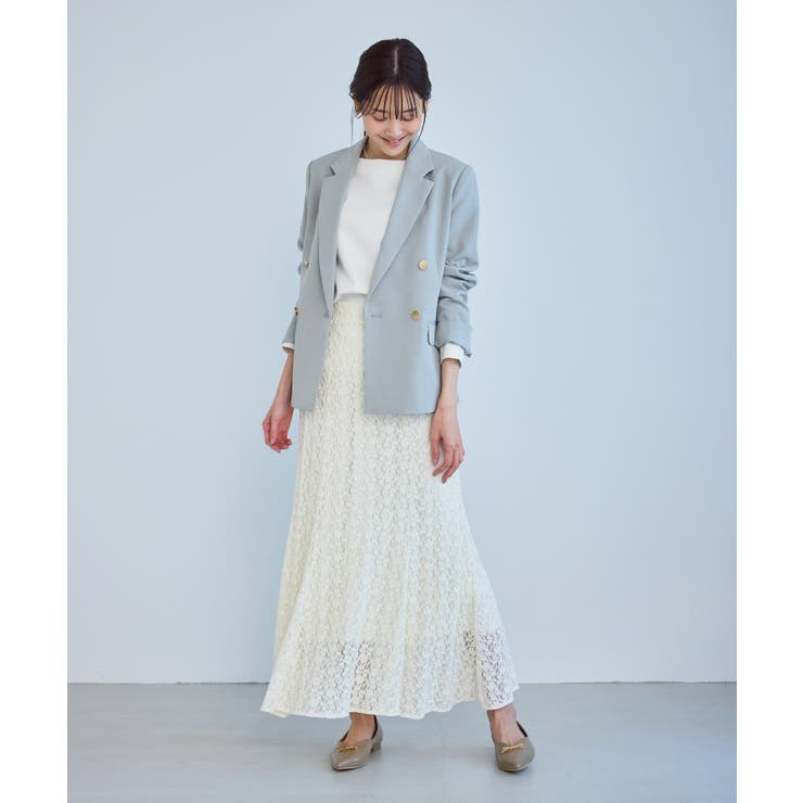 60シルケットボートネックジャケットインナー | ROPE' PICNIC | 詳細画像7 