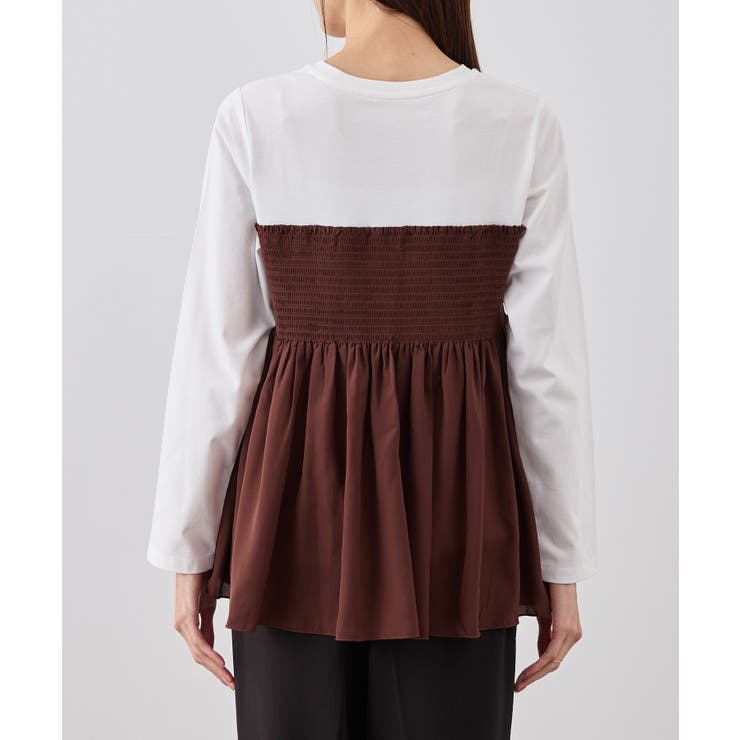 シャーリングビスチェ風ドッキングロングスリーブカットソー/リンクコーデ | ROPE' PICNIC | 詳細画像28 