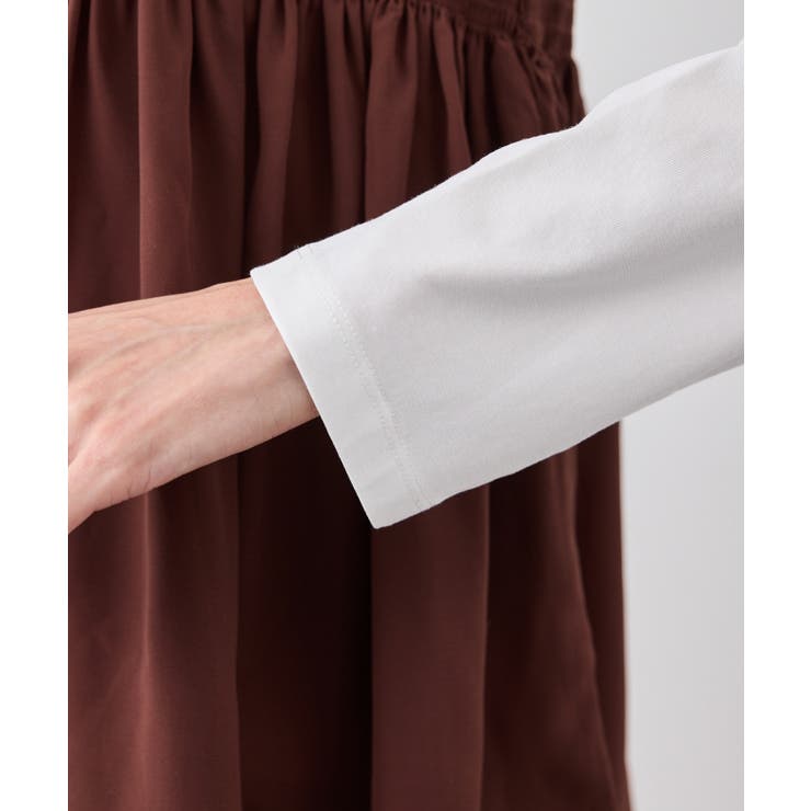 シャーリングビスチェ風ドッキングロングスリーブカットソー/リンクコーデ | ROPE' PICNIC | 詳細画像33 