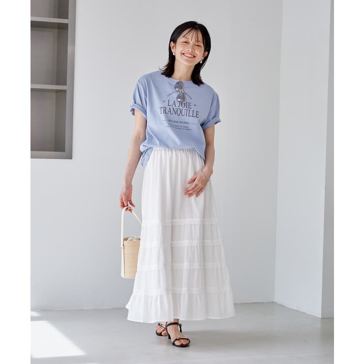 オーバーサイズロゴプリントTシャツ/UVカット・接触冷感・汗染み防止 | ROPE' PICNIC | 詳細画像16 