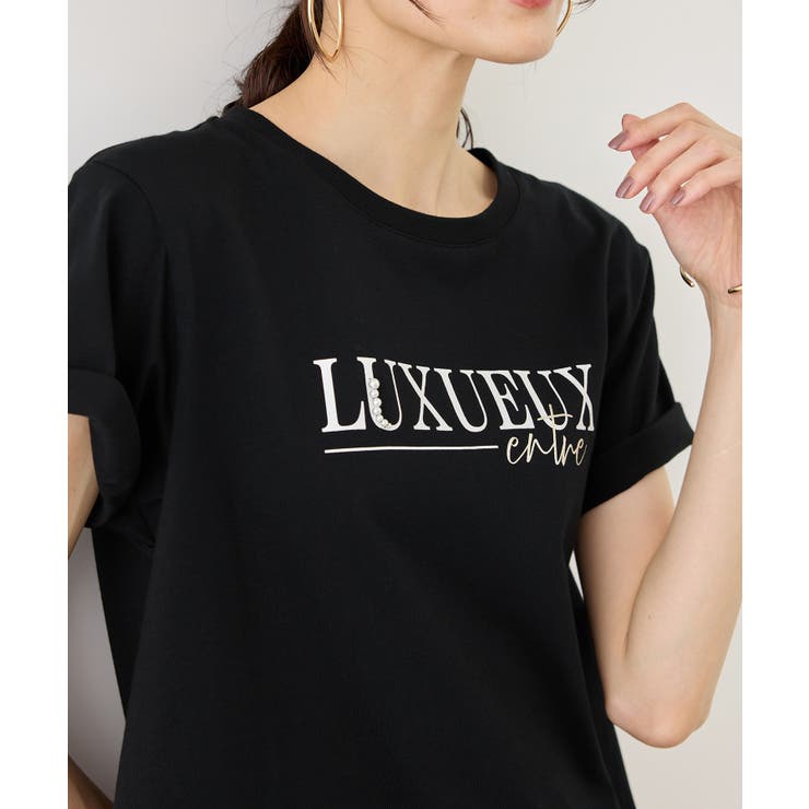 パール付きロゴTシャツ/UVカット・接触冷感・汗染み防止 | ROPE' PICNIC | 詳細画像10 
