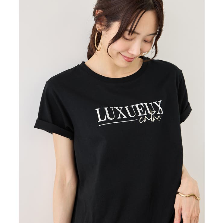 パール付きロゴTシャツ/UVカット・接触冷感・汗染み防止 | ROPE' PICNIC | 詳細画像12 