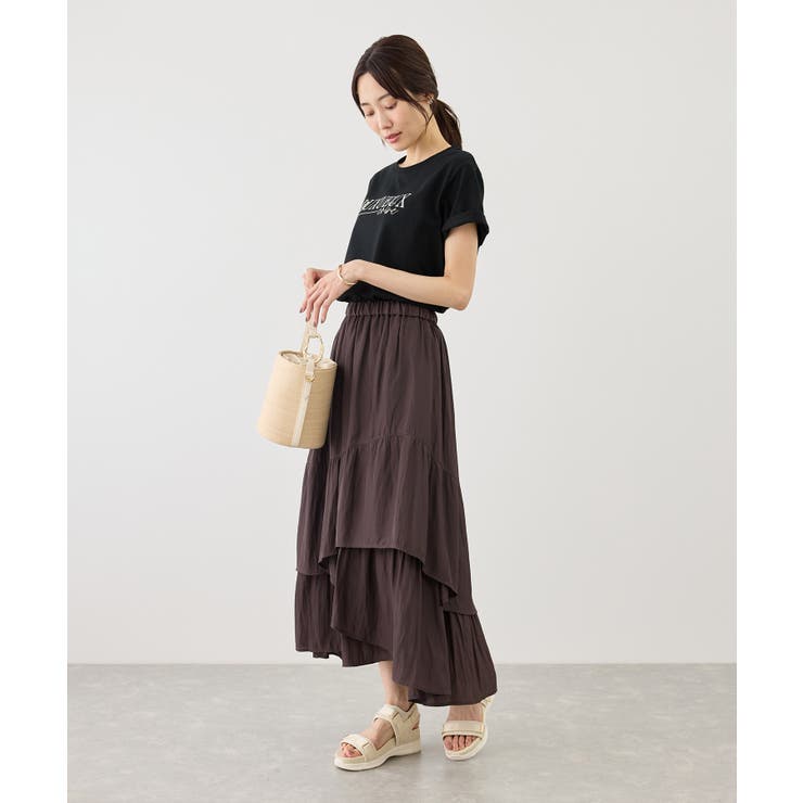 パール付きロゴTシャツ/UVカット・接触冷感・汗染み防止 | ROPE' PICNIC | 詳細画像15 