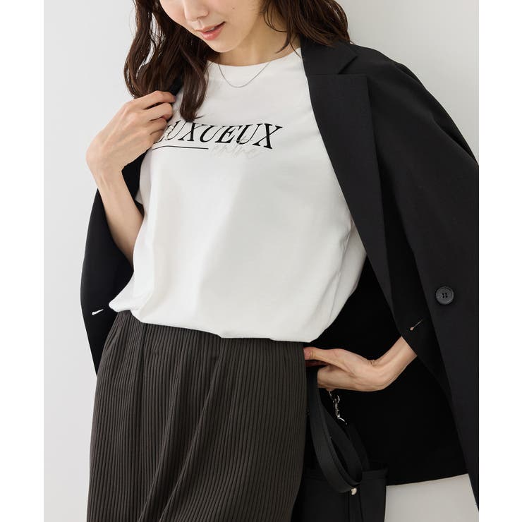 パール付きロゴTシャツ/UVカット・接触冷感・汗染み防止 | ROPE' PICNIC | 詳細画像19 