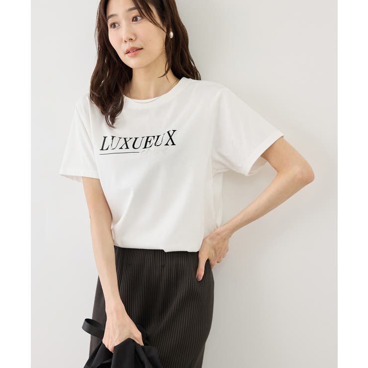 パール付きロゴTシャツ/UVカット・接触冷感・汗染み防止 | ROPE' PICNIC | 詳細画像20 