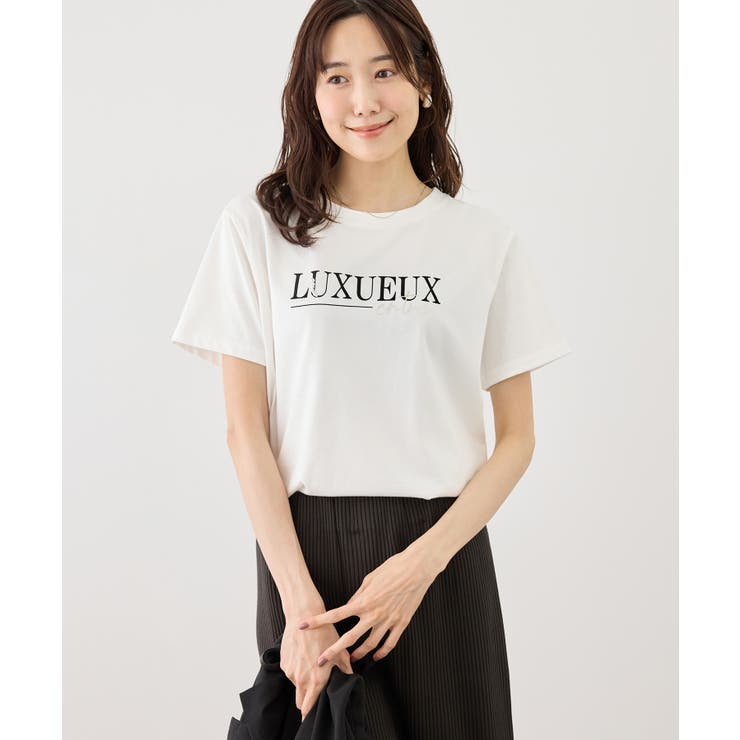 パール付きロゴTシャツ/UVカット・接触冷感・汗染み防止 | ROPE' PICNIC | 詳細画像22 