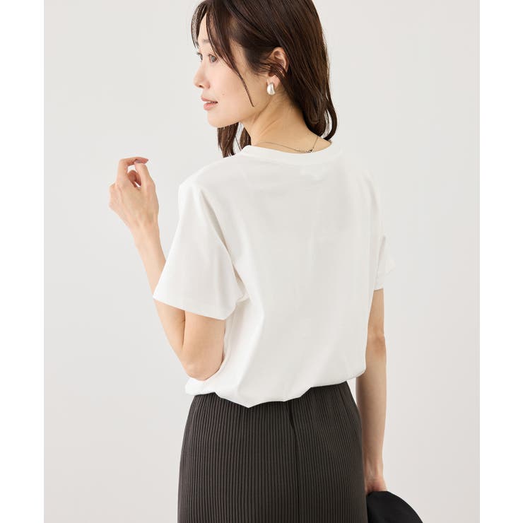 パール付きロゴTシャツ/UVカット・接触冷感・汗染み防止 | ROPE' PICNIC | 詳細画像23 