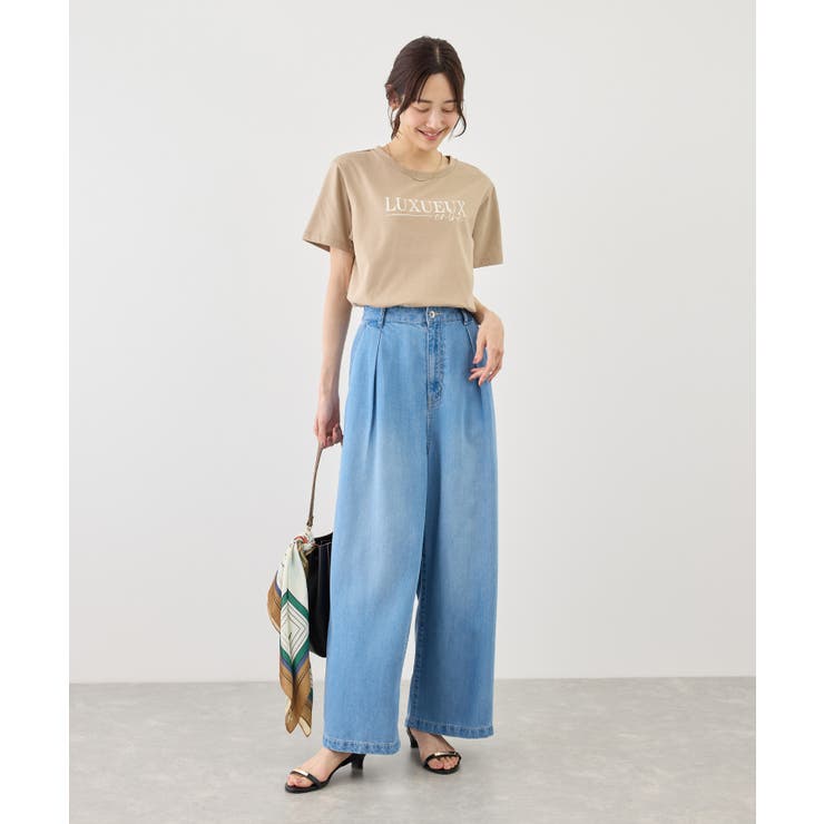 パール付きロゴTシャツ/UVカット・接触冷感・汗染み防止 | ROPE' PICNIC | 詳細画像24 