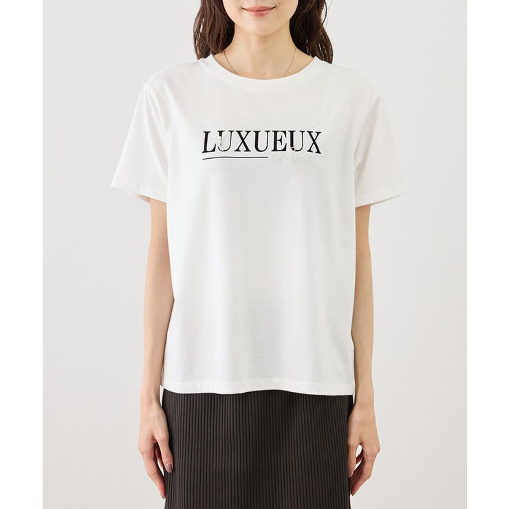 パール付きロゴTシャツ/UVカット・接触冷感・汗染み防止 | ROPE' PICNIC | 詳細画像30 