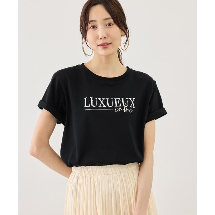 パール付きロゴTシャツ/UVカット・接触冷感・汗染み防止 | ROPE' PICNIC | 詳細画像5 