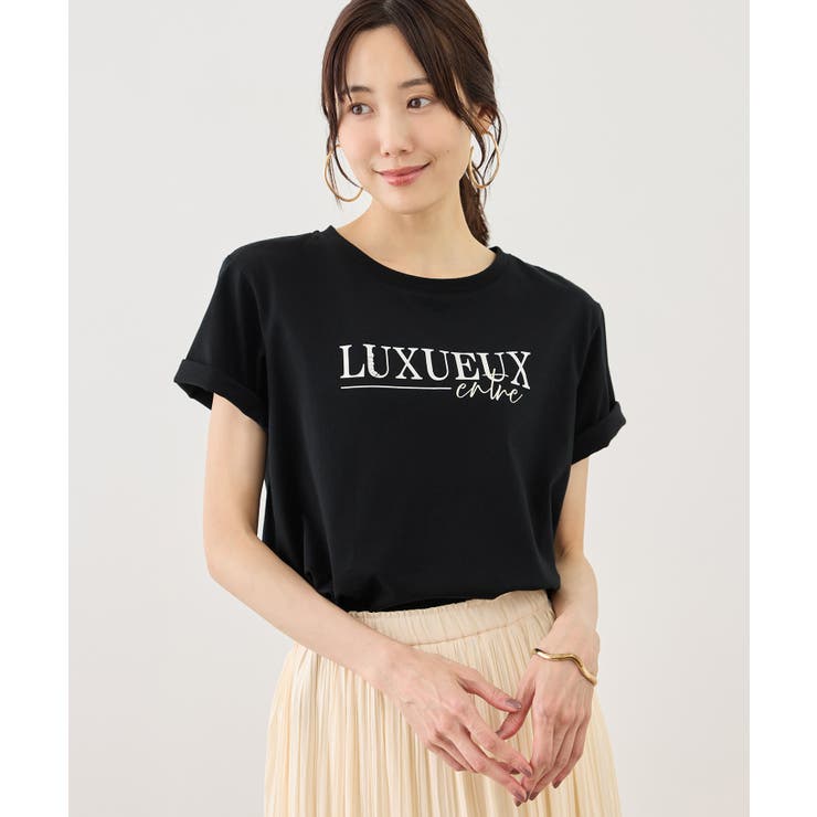 パール付きロゴTシャツ/UVカット・接触冷感・汗染み防止 | ROPE' PICNIC | 詳細画像6 