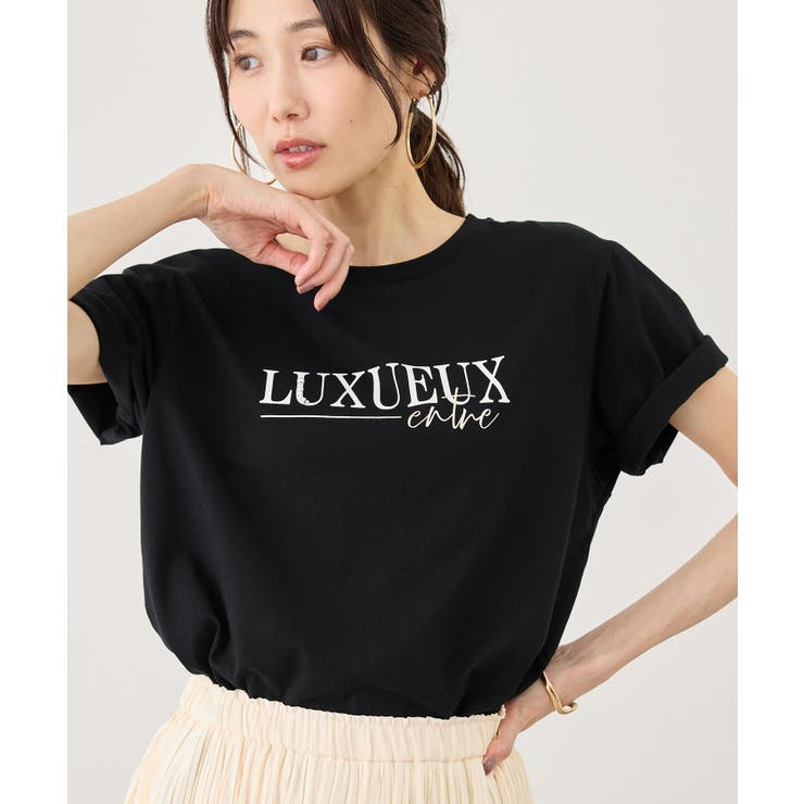パール付きロゴTシャツ/UVカット・接触冷感・汗染み防止 | ROPE' PICNIC | 詳細画像7 