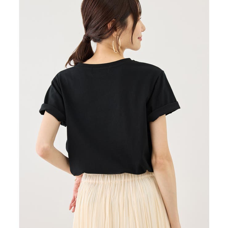 パール付きロゴTシャツ/UVカット・接触冷感・汗染み防止 | ROPE' PICNIC | 詳細画像8 