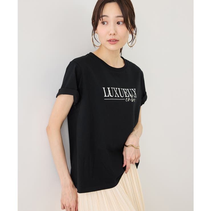 パール付きロゴTシャツ/UVカット・接触冷感・汗染み防止 | ROPE' PICNIC | 詳細画像9 