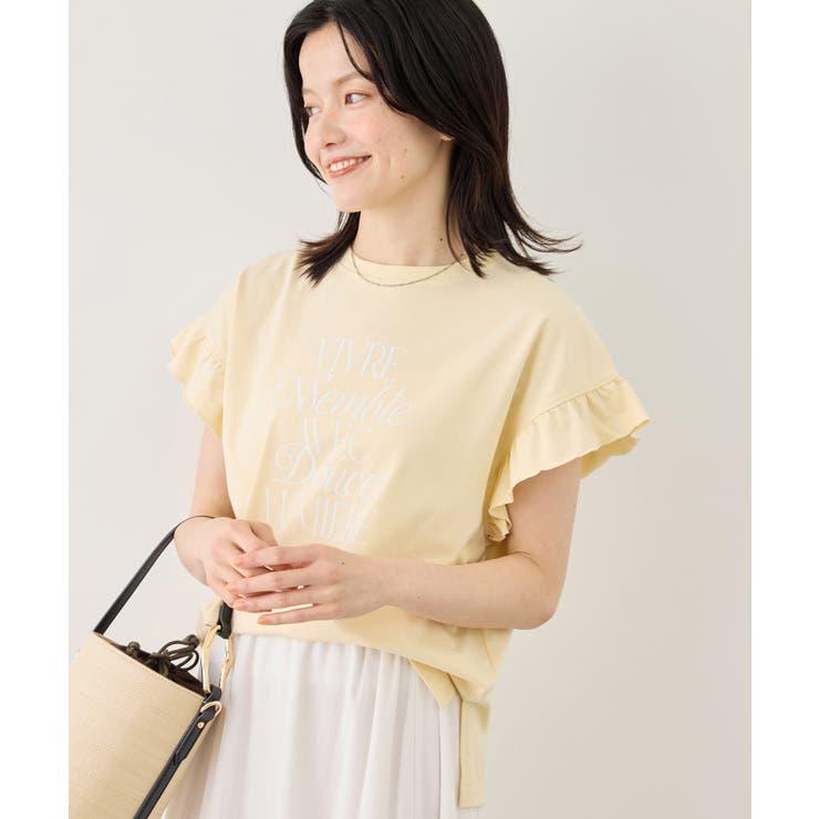 フリルスリーブロゴTシャツ/接触冷感・汗染み防止 | ROPE' PICNIC | 詳細画像22 