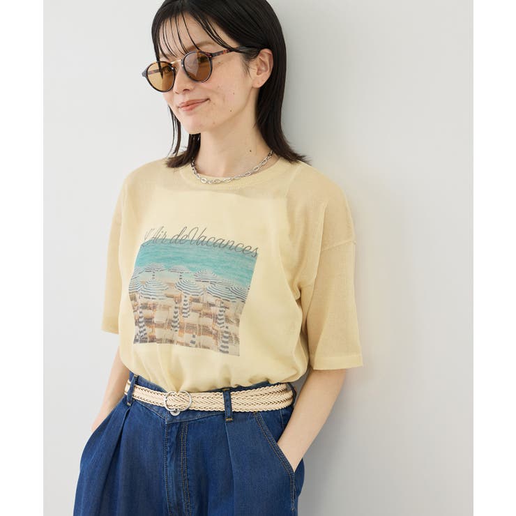 フォトプリントニットTシャツ | ROPE' PICNIC | 詳細画像16 