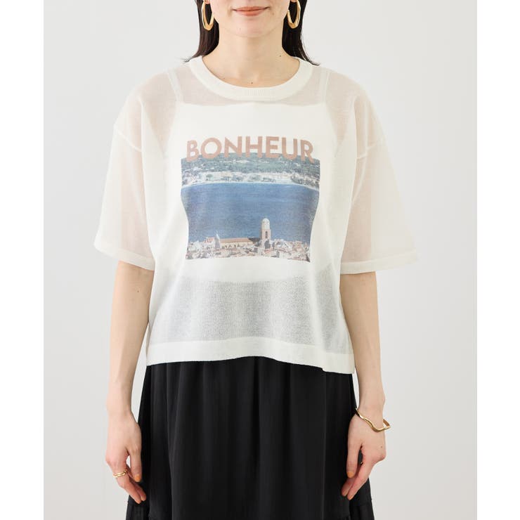 フォトプリントニットTシャツ | ROPE' PICNIC | 詳細画像18 