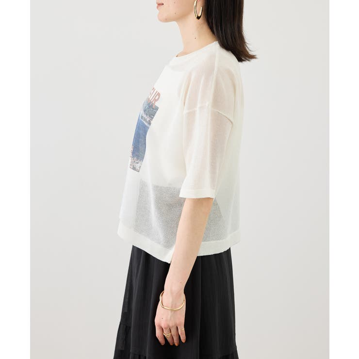 フォトプリントニットTシャツ | ROPE' PICNIC | 詳細画像19 