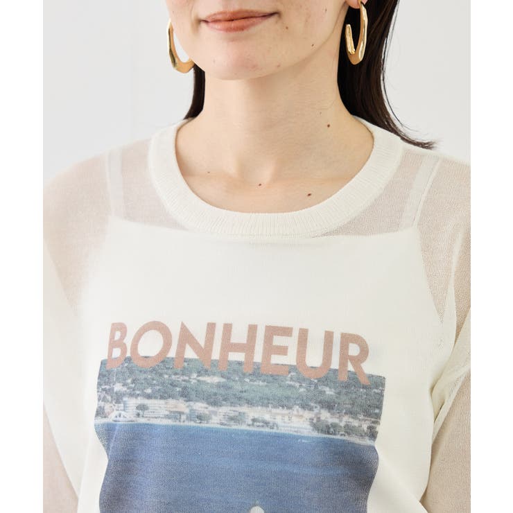 フォトプリントニットTシャツ | ROPE' PICNIC | 詳細画像21 