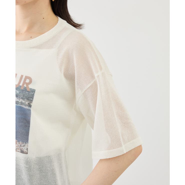 フォトプリントニットTシャツ | ROPE' PICNIC | 詳細画像22 