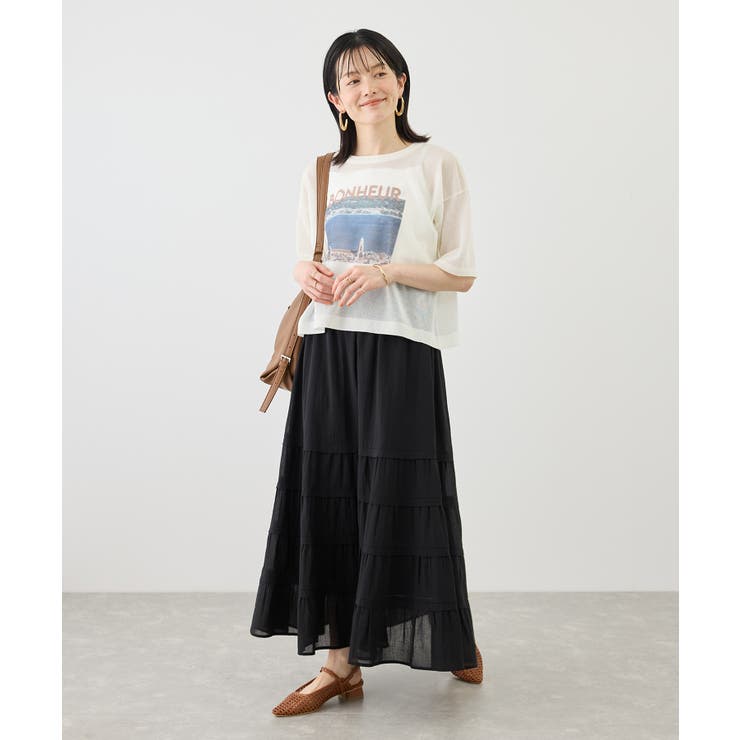 フォトプリントニットTシャツ | ROPE' PICNIC | 詳細画像3 