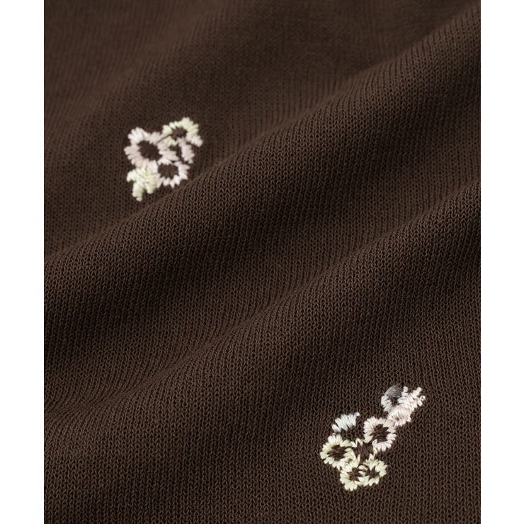 【ちゃんと+かわいい保証】シャーベットニット 刺繍シアーペプラムニット UVケア | ROPE' PICNIC | 詳細画像28 