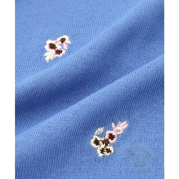 【ちゃんと+かわいい保証】シャーベットニット 刺繍シアーペプラムニット UVケア | ROPE' PICNIC | 詳細画像29 