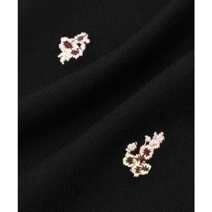 【ちゃんと+かわいい保証】シャーベットニット 刺繍シアーペプラムニット UVケア | ROPE' PICNIC | 詳細画像30 