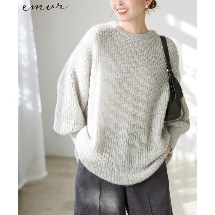 【emur/エミュール】ブークレニットチュニック | ROPE' PICNIC | 詳細画像1 