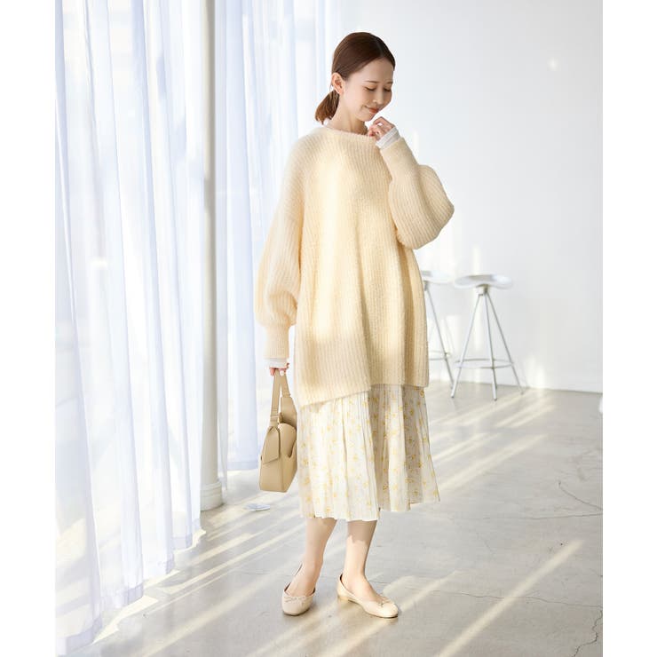 【emur/エミュール】ブークレニットチュニック | ROPE' PICNIC | 詳細画像15 