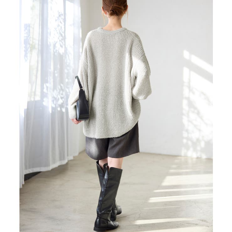 【emur/エミュール】ブークレニットチュニック | ROPE' PICNIC | 詳細画像5 