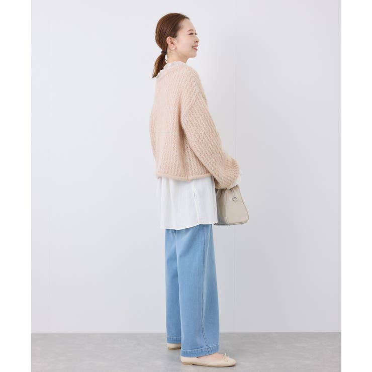 【emur/エミュール】フェザーラメメッシュ編みニット | ROPE' PICNIC | 詳細画像20 