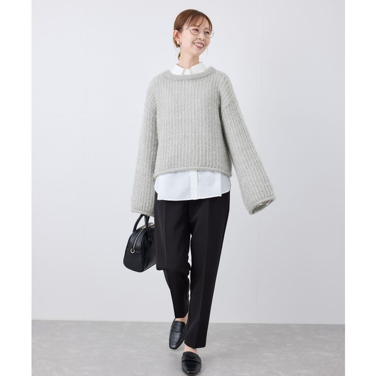 【emur/エミュール】フェザーラメメッシュ編みニット | ROPE' PICNIC | 詳細画像3 