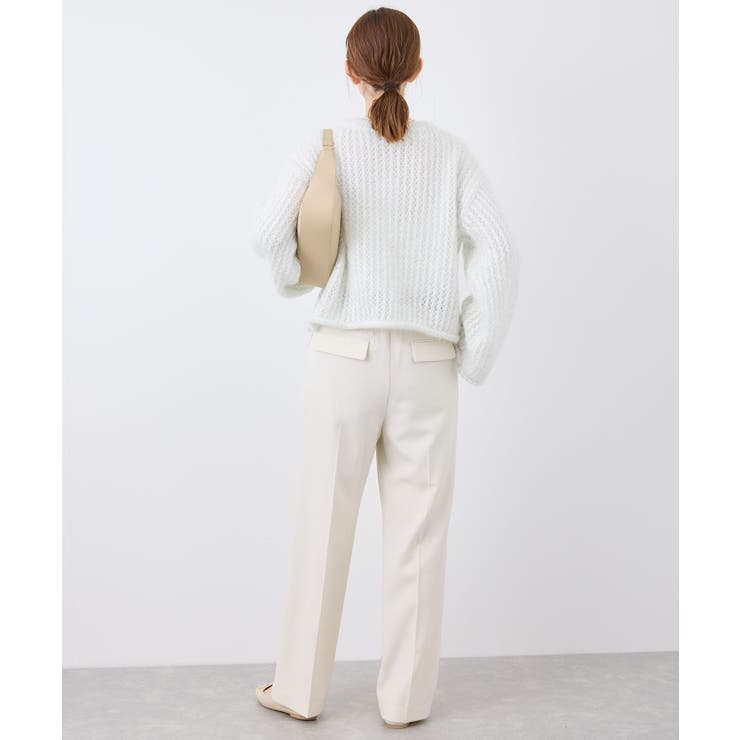 【emur/エミュール】フェザーラメメッシュ編みニット | ROPE' PICNIC | 詳細画像9 