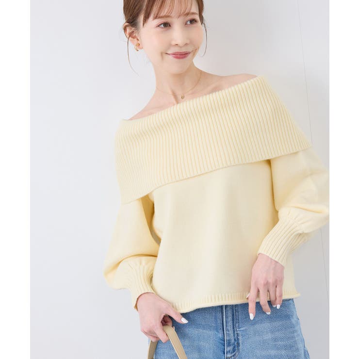 【emur/エミュール】オフショルダーニット | ROPE' PICNIC | 詳細画像10 