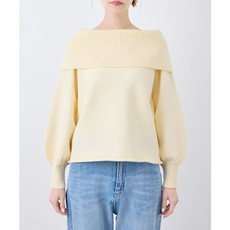 【emur/エミュール】オフショルダーニット | ROPE' PICNIC | 詳細画像18 