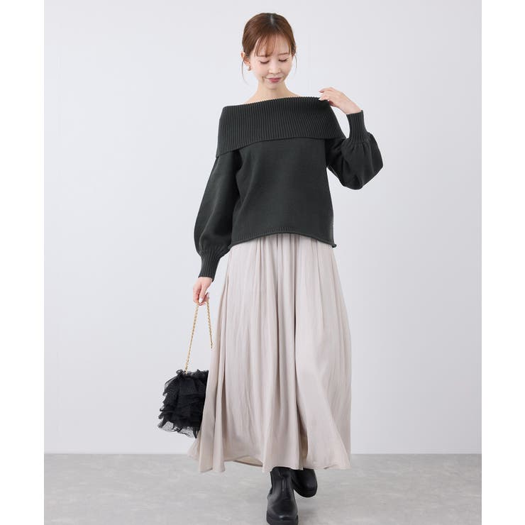 【emur/エミュール】オフショルダーニット | ROPE' PICNIC | 詳細画像2 