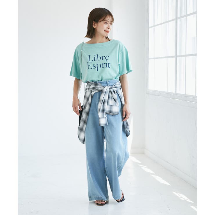 オフショルプリントハーフスリーブTシャツ | ROPE' PICNIC | 詳細画像10 