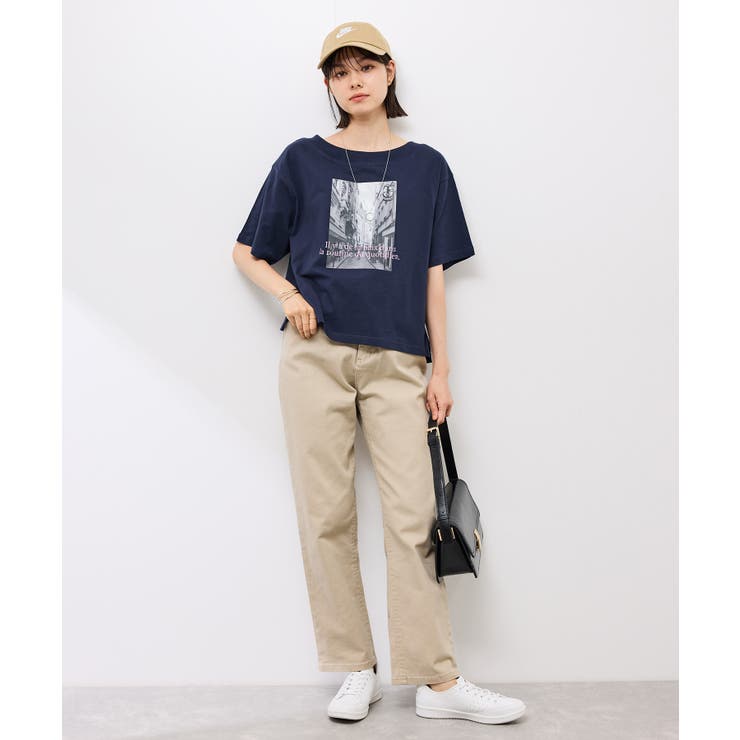 オフショルプリントハーフスリーブTシャツ | ROPE' PICNIC | 詳細画像25 