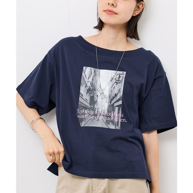 オフショルプリントハーフスリーブTシャツ | ROPE' PICNIC | 詳細画像27 